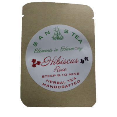 Hibiscus Rose Premium Organic Herbal Tea 12 Tea Bags