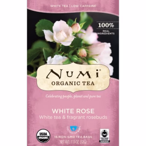 Numi Organic Tea White Rose 16 Tea Bags
