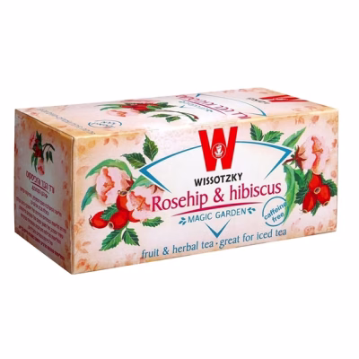 Wissotzky Herbal Tea Rosehip & Hibiscus 20 Tea Bags