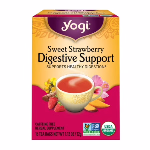 Yogi Sweet Strawberry Digestive Support 16 Tea Bags