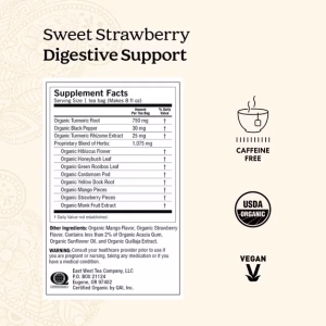 Yogi Sweet Strawberry Digestive Support 16 Tea Bags