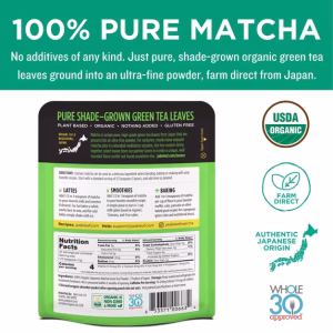 Jade Leaf Matcha Organic Japanese Culinary Matcha Powdered Tea 0.7 Oz