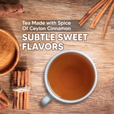 Blissful Brews Premium Ceylon Cinnamon Organic Tea Bags 100 Tea Bags