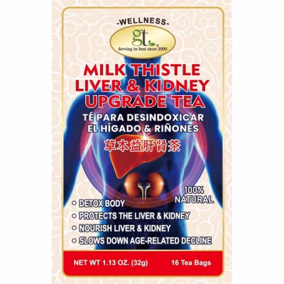 Milk Thistle Liver & Kidney Upgrade Tea 16 Tea Bags