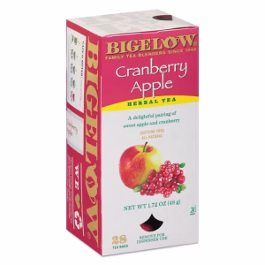 Bigelow Cranberry Apple Herbal 28 Tea Bags