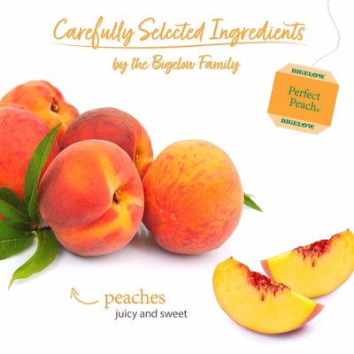 Bigelow Perfect Peach Herbal Tea 20 Count