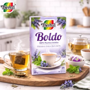 Boldo Herbal Tea 100% Boldo Leaves Infusion Tea 25 Teabags