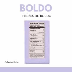 Boldo Herbal Tea 100% Boldo Leaves Infusion Tea 25 Teabags