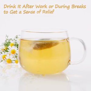 Chamomile Tea 100 Teabags Pure & Natural Chamomile Flower Herbal Tea for Relaxation