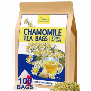 Chamomile Tea Natural Chamomile Flowers Herbal Tea 100 Tea Bags