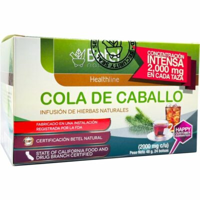 Cola de Caballo Horsetail Tea Healthy Nails Hair Skin 24 Tea Bags