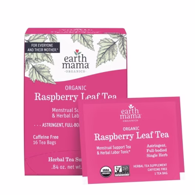Earth Mama Organic Raspberry Leaf Tea 16 bags