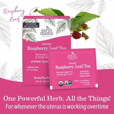 Earth Mama Organic Raspberry Leaf Tea 16 bags