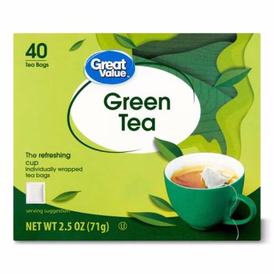Great Value Green Tea 40 Tea Bags