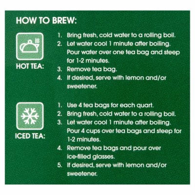 Great Value Green Tea 40 Tea Bags