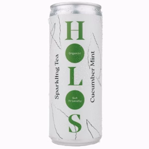 HOLOS Organic Sparkling Tea Cucumber Mint 250ml Pack of 6