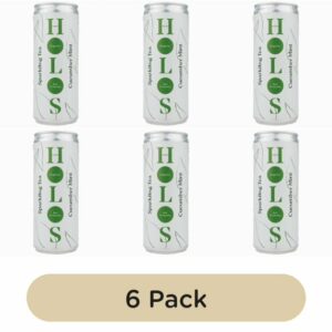 HOLOS Organic Sparkling Tea Cucumber Mint 250ml Pack of 6