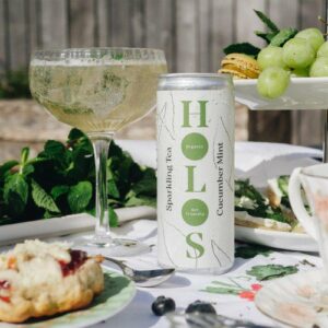 HOLOS Organic Sparkling Tea Cucumber Mint 250ml Pack of 6