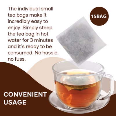 Hair Growth Herbal Tea Bags Natural Hair Wellness Botanical Blend 15 Teabags