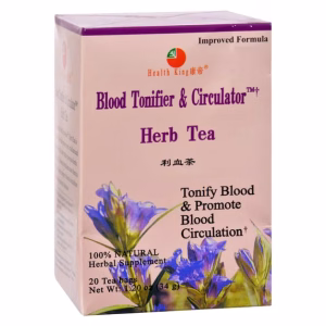 Health King Medicinal Teas Blood Tonifier And Circulator Herb Tea 20 Bags