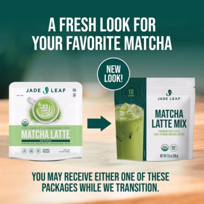 Jade Leaf Matcha Organic Latte Mix Powdered Tea 3.5 Oz
