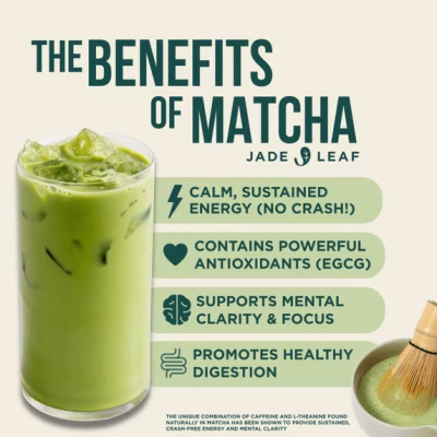 Jade Leaf Matcha Organic Latte Mix Powdered Tea 3.5 Oz