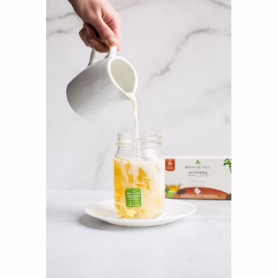 Miracle Tree Organic Moringa Herbal Tea Bags Caffeine Free 25 Count
