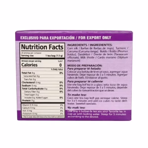 Natural Liver Support Tea Blend with Milk Thistle 20 Tea Bags