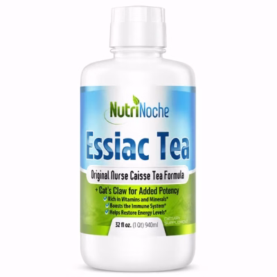 NutriNoche 5 Herb Essiac Tea Ready to Drink Liquid Herbal Blend 32 fl oz