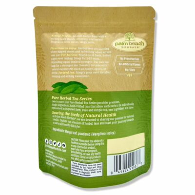 Palm Beach Herbals Mango Leaf Tea 30 Count Tea Bags