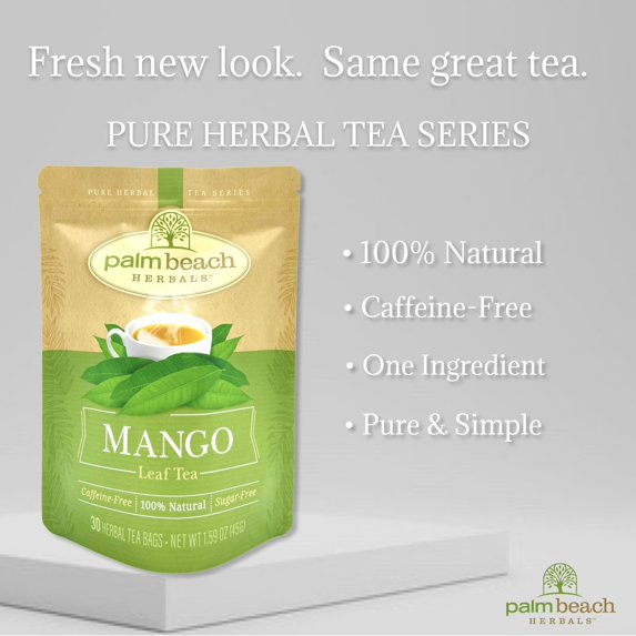 Palm Beach Herbals Mango Leaf Tea 30 Count Tea Bags