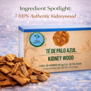 Palo Azul Herbal Tea 25 Tea Bags Kidneywood Blue Stick Infusion