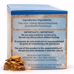 Palo Azul Herbal Tea 25 Tea Bags Kidneywood Blue Stick Infusion