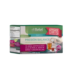 PresionBalance Tea by Betel Natural Healthy Support for Pressure 24 Tea Bags