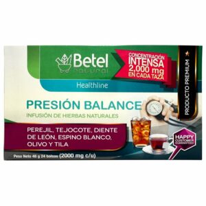 PresionBalance Tea by Betel Natural Healthy Support for Pressure 24 Tea Bags