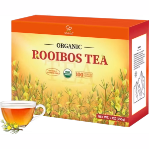 Soeos Organic Rooibos Tea 9oz USDA Organic 100 Rooibos Tea Bags