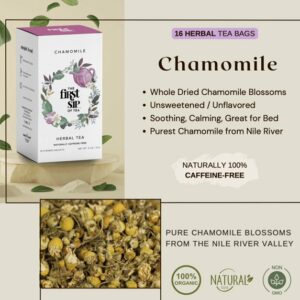 Spice Hut Pure Chamomile Herbal Tea Perfect Evening Tea Before Bedtime 16 Tea Bags