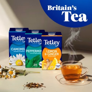 Tetley Herbal Pure Camomile Tea Bags 20 Teabags British Impor