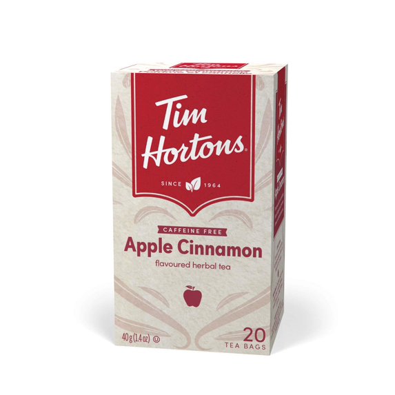 Tim Horton's Caffeine Free Herbal Tea Apple Cinnamon 20 Bags