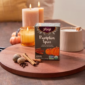 Yogi Pumpkin Spice Organic Herbal Wellness Tea Bags 16 Count
