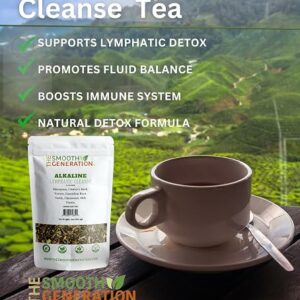 Alkaline Lymphatic Cleanse Tea Herbal Blend for Detox and Drainage 4 oz