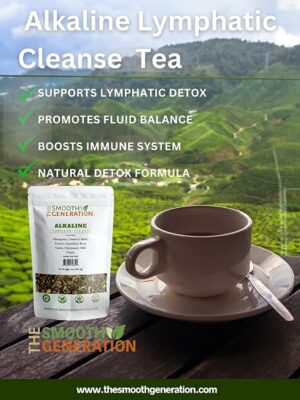Alkaline Lymphatic Cleanse Tea Herbal Blend for Detox and Drainage 4 oz