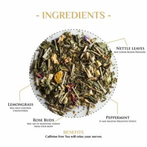 Amusing Peppermint Tea with Lemongrass Rose