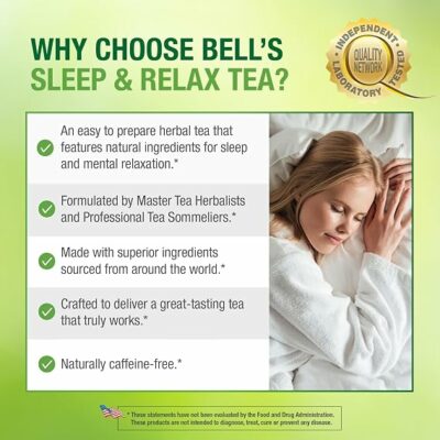 Bell Sleep & Relax Herbal Tea Valerian & Chamomile 20 Bags