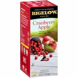 Bigelow Cranberry Apple Herbal Tea Bags 28 Count