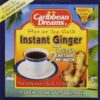 Caribbean Dreams Instant Ginger Tea Un-Sweetened 14 Sachets