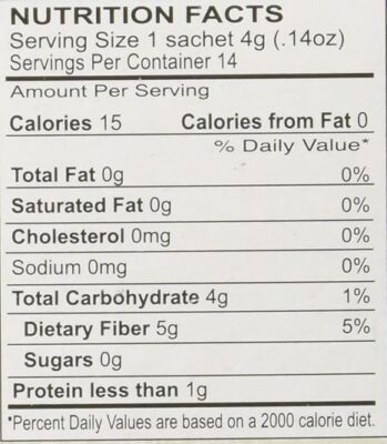 Caribbean Dreams Instant Ginger Tea Un-Sweetened 14 Sachets