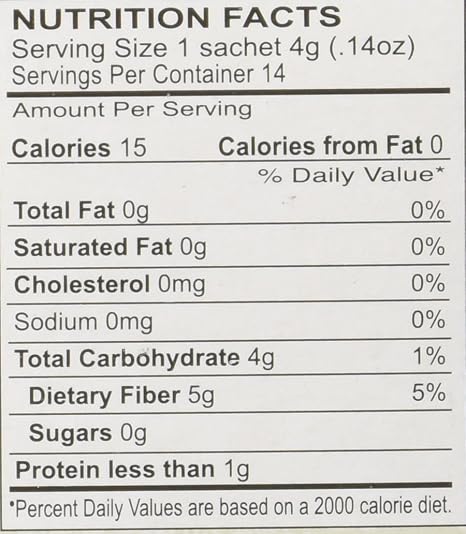Caribbean Dreams Instant Ginger Tea Un-Sweetened 14 Sachets