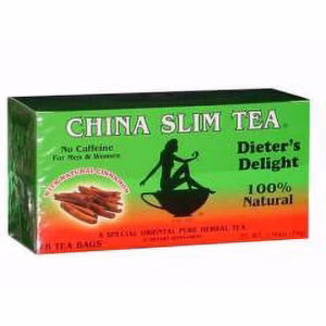 China Slim Tea Herbal Tea Delight with natural Cinnamon 18 Count