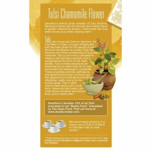 Davidsons Organics Tulsi Herbal Tea 25 Teabags